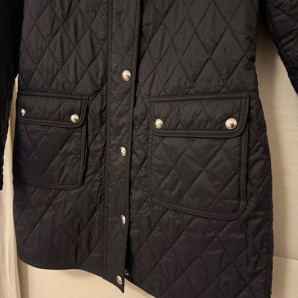Lauren Ralph Lauren Quilted Jacket PM (Petite Medium) Black Like New-preloved - Picture 4 of 13